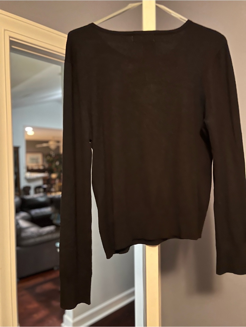 Women Black Long-Sleeve Sweater